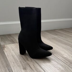 SHEIN Black Women's Sock Boots
